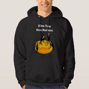 Mine Your Own Business Bitcoin Merch Crypto Coins Hoodie