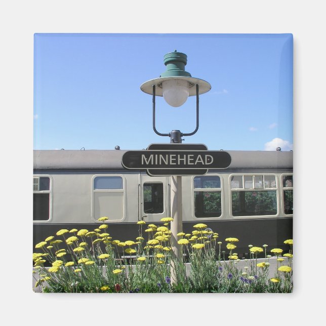 Minehead station, Somerset Magnet (Front)