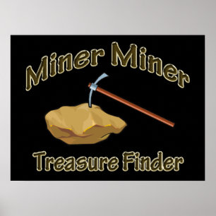 Miner Miner Treasure FInder Poster