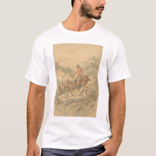 Miner on Horseback (0692A) T-Shirt
