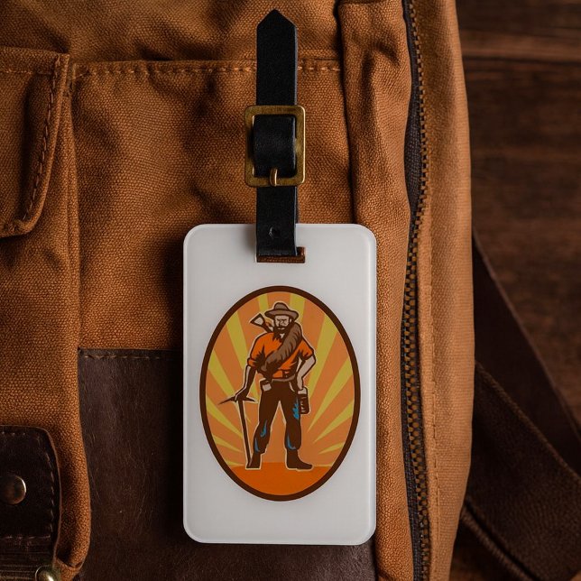 Miner Prospector Luggage Tag (Creator Uploaded)