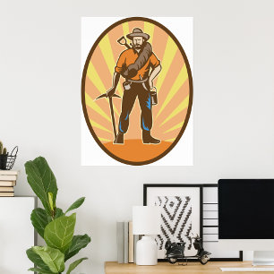 Miner Prospector Poster