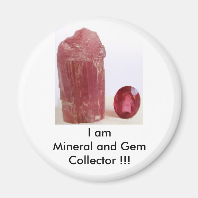 Mineral and Gem Collector Magnet (Front)
