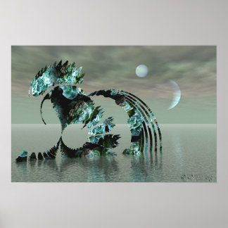 Mineral Bay: Qaqiz Petrified Artefact Poster