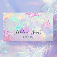mineral gemstone opal photo business card