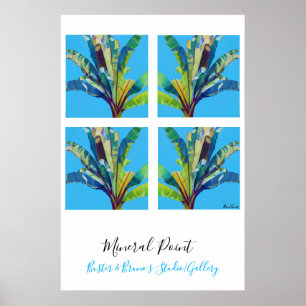 Mineral Point, Red Banana's , by Bruce Tunis Poster