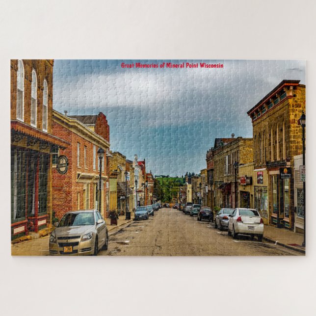 Mineral Point Wisconsin. Jigsaw Puzzle (Horizontal)
