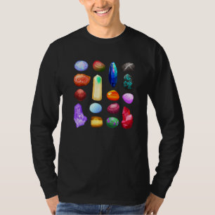 Minerals Gems and Crystals Rock Collecting T-Shirt