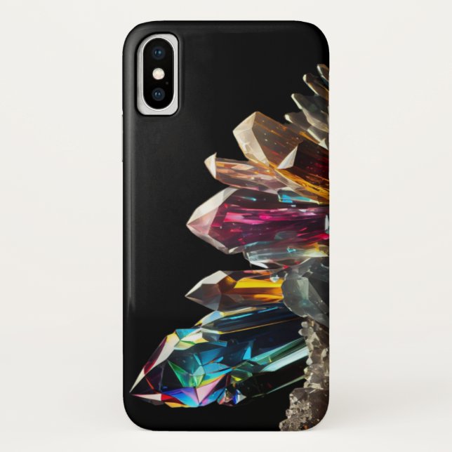 Minerals Gems Healing Crystals Case-Mate iPhone Case (Back)