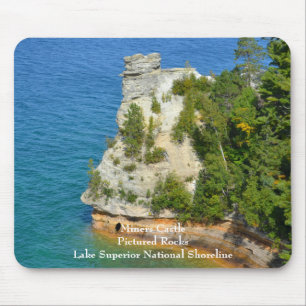 Miners Castle at Pictured Rocks Mouse Pad