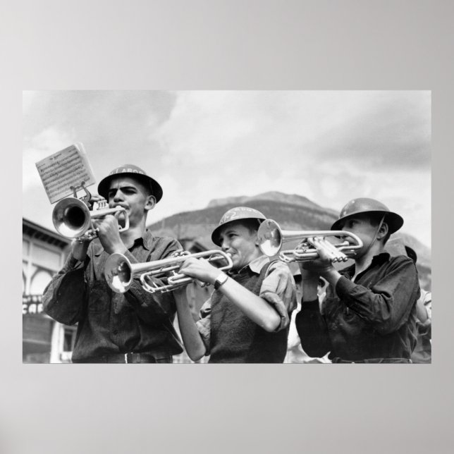 Miners' Labour Day Band, 1940 Poster (Front)