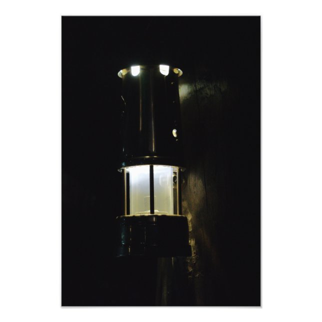 Miners Lamp Photo Print (Front)