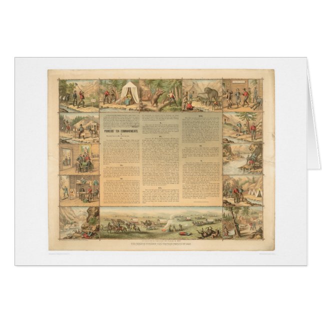 Miner's Ten Commandments (1081A) (Front Horizontal)