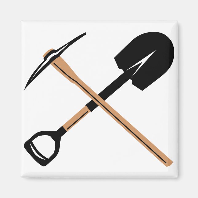 Miners Tools Magnet (Front)