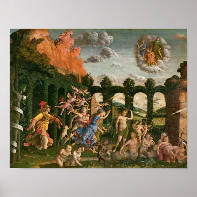 Minerva Chasing the Vices Poster (Front)