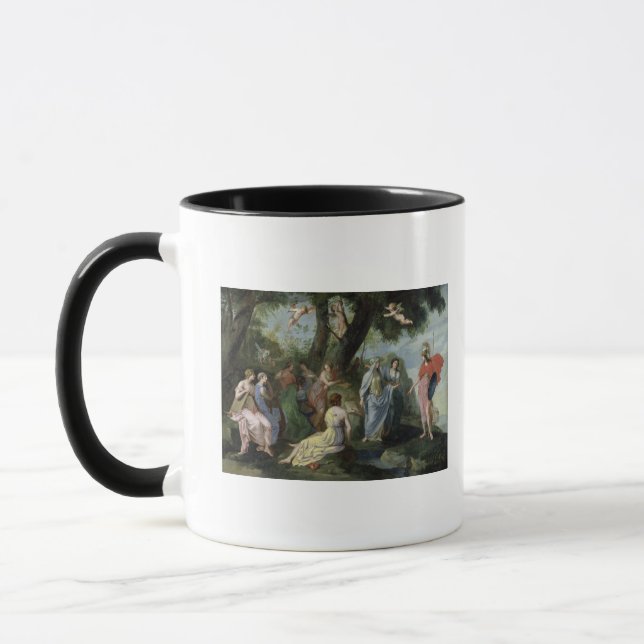 Minerva with the Muses Mug (Left)
