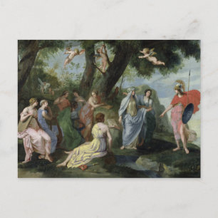 Minerva with the Muses Postcard