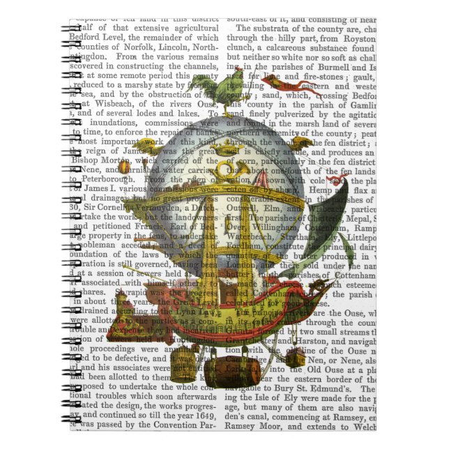 Minerve Hot Air Balloon Notebook (Front)