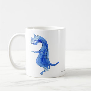 MING Blue Cats - Kobi Watercolour Coffee Mug
