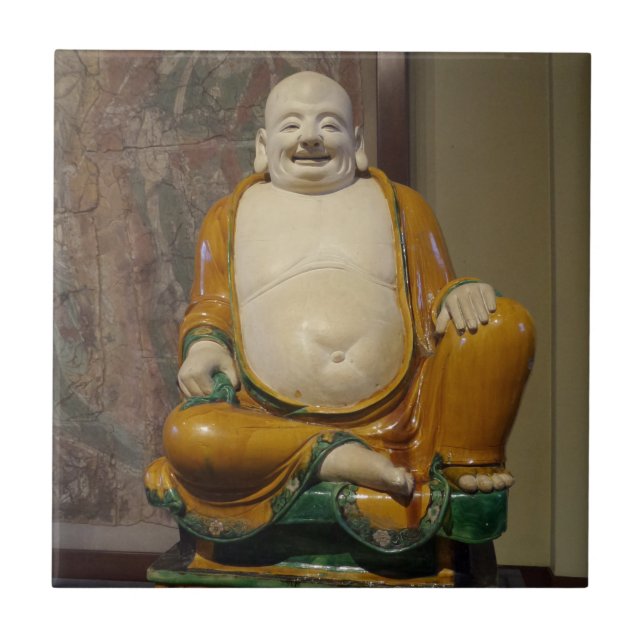 Ming Small (4.25" x 4.25") Ceramic Photo Tile (Front)