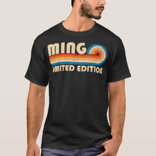 MING Surname Retro Vintage 80s 90s Birthday Reunio T-Shirt