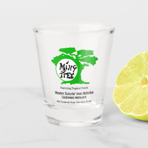 Ming Tree Cantonese Restaurant, Glen Ellyn, IL Shot Glass