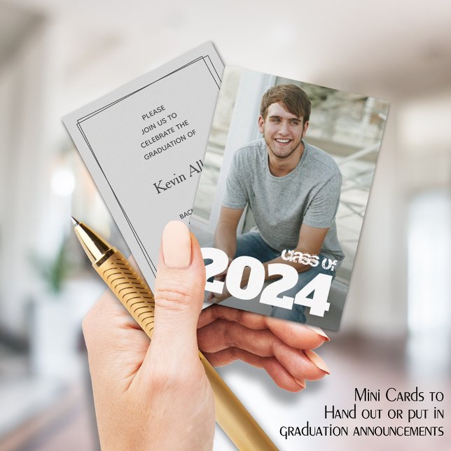 MINI 3.5" X 2.5" Photo Graduation Invitations (Creator Uploaded)