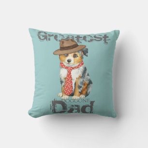 Mini American Shepherd Dad Cushion