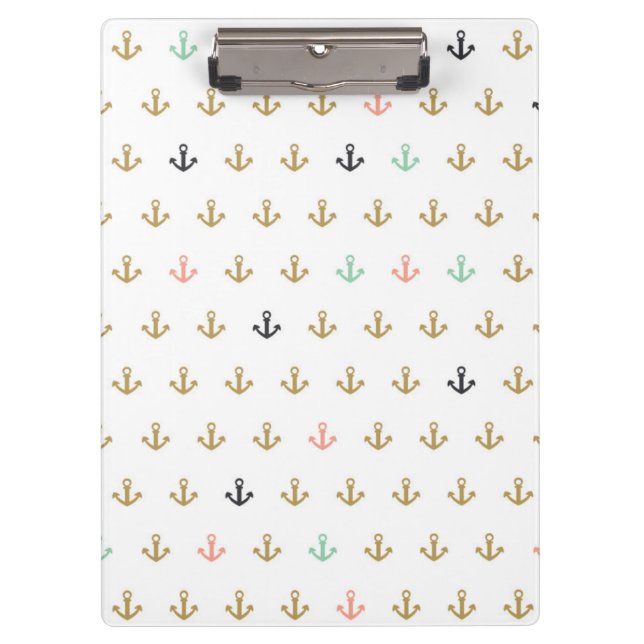 Mini Anchor Pattern Clipboard (Front)