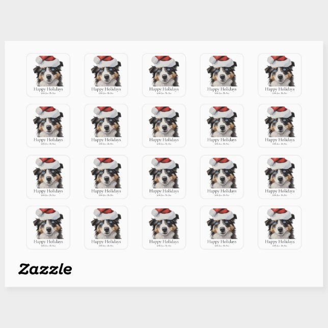 Mini Aussie 1 Holiday Sticker (Sheet)