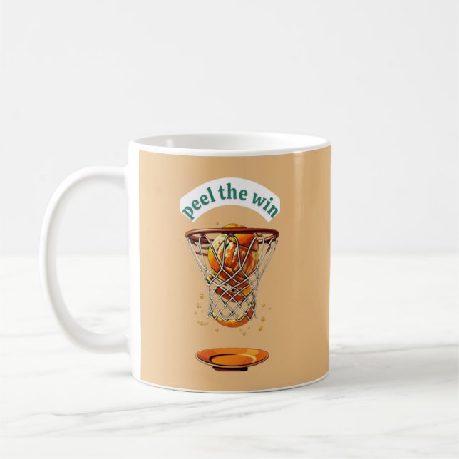 Mini Basketball Hoop Coffee Mug (Left)