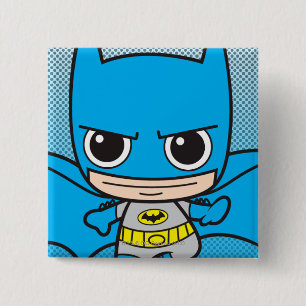 Mini Batman Running 15 Cm Square Badge