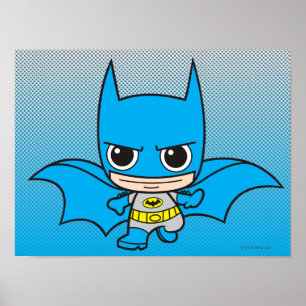 Mini Batman Running Poster