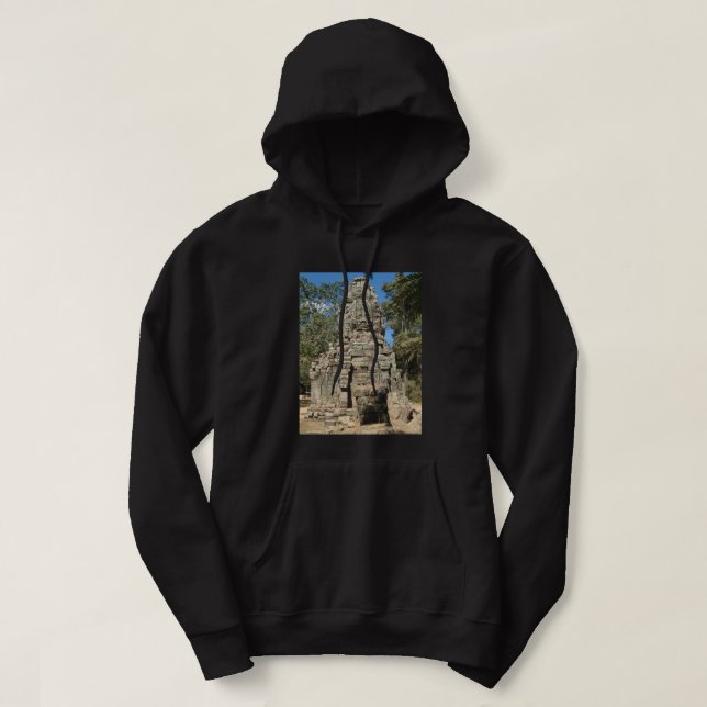 Mini Bayon ... Ta Prohm, Siem Reap, Cambodia Hoodie (Design Front)