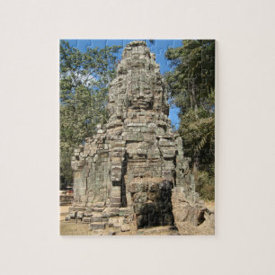 Mini Bayon ... Ta Prohm, Siem Reap, Cambodia Jigsaw Puzzle