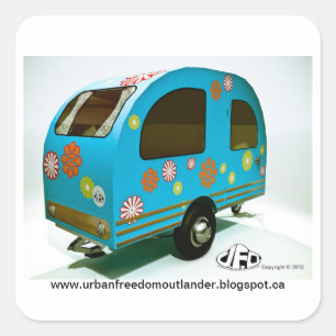 Mini Bike Camper Sticker