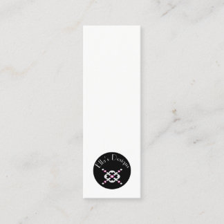 Mini Black simple design business card