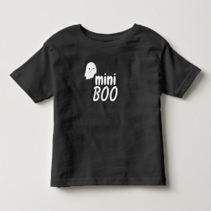 Mini BOO Cute Ghost Halloween Family Matching Toddler T-Shirt