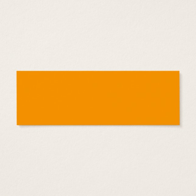 Mini Bookmark cards, yellow and orange pattern (Back)