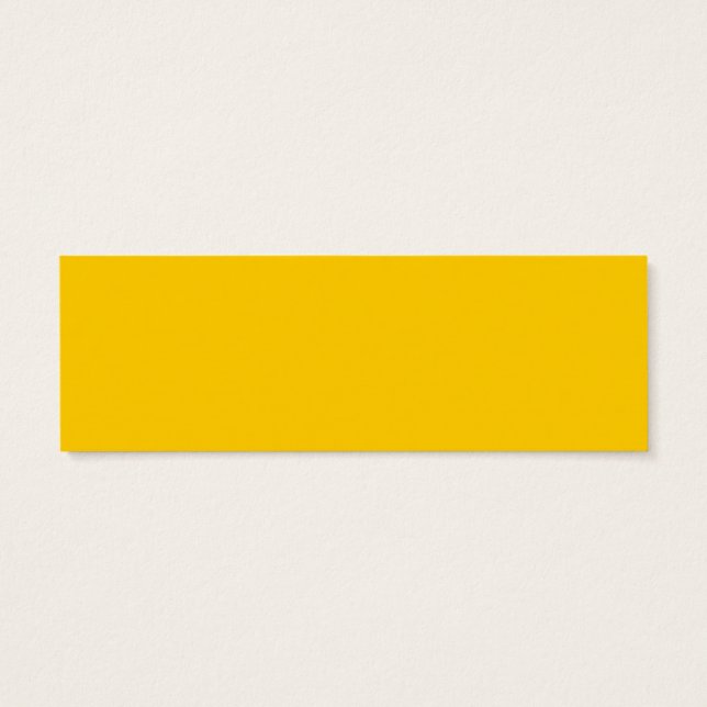 Mini Bookmark cards, yellow orange Sunny Sun (Back)