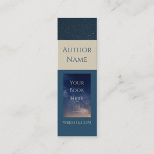 Mini Bookmark for Author or Writer Promotions Business Card