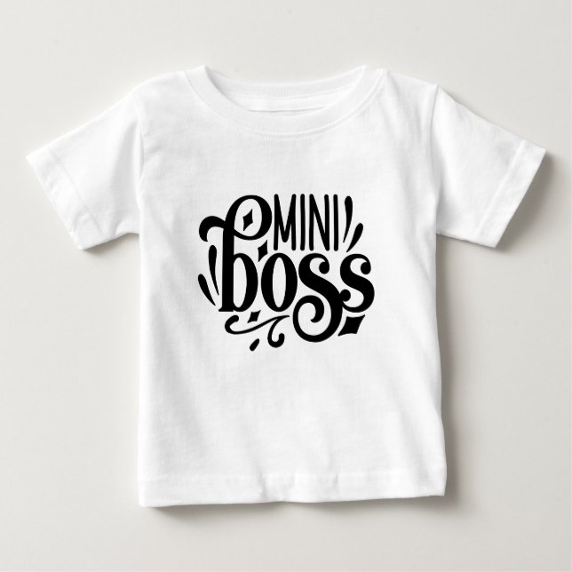Mini Boss, baby boss T-Shirt (Front)