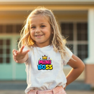 Mini Boss Y2K Cute Kids Shirt