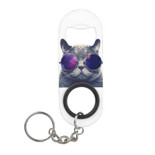 Mini Bottle Opener With Keychain