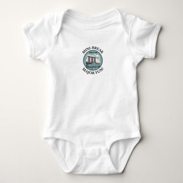 Mini-Break Major Fun! Baby Bodysuit (Front)