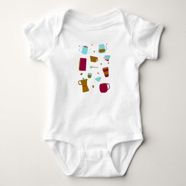 Mini Brew  Baby Bodysuit (Front)