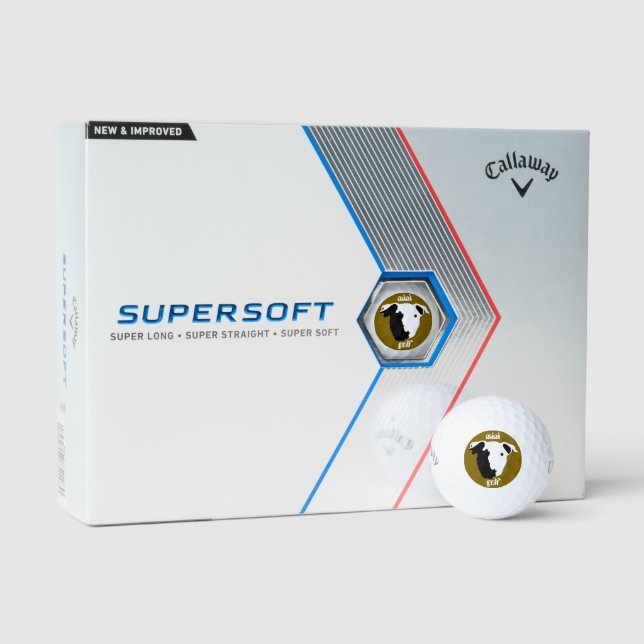 mini bull  golf balls (Packaging)