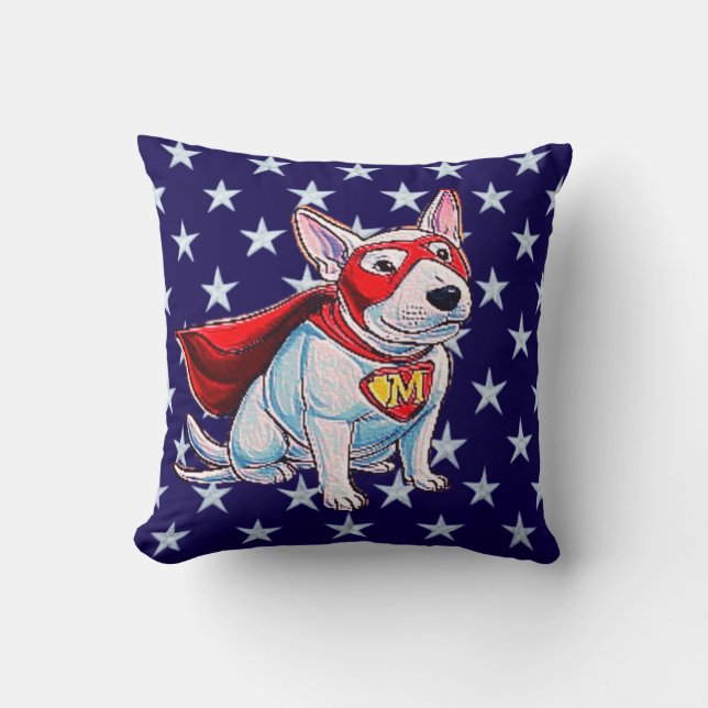 MINI BULL TERRIER CUSHION (Front)