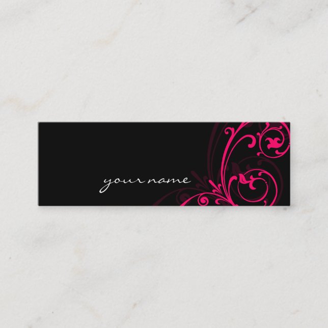 MINI BUSINESS CARD :: fabulously 7 (Front)