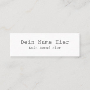 Mini Business Card Self-Making